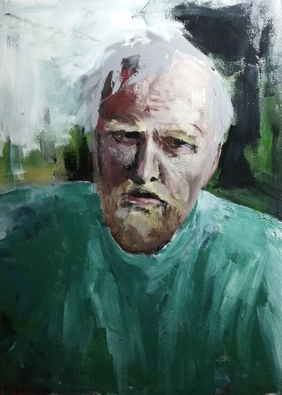 Portrait - Portraits von Clemens Groth, 2020, Acryllack auf Leinwand, 50x70cm