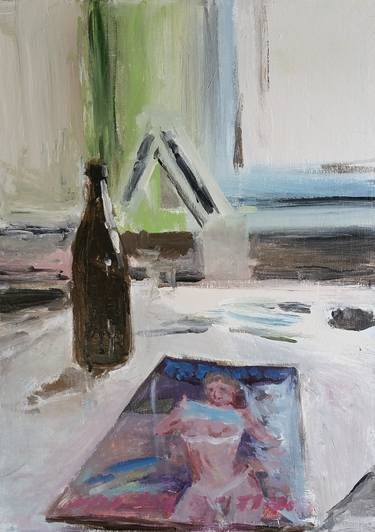 Living - Stillleben von Clemens Groth, 2018, Acryllack auf Leinwand, 50x70cm